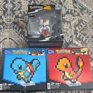 Pokémon Building Set - Charmander and Squirtle